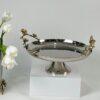 Jasmine-Cake-Stand-Platter-with-Base-Silver.jpg Jasmine Cake Stand/Platter with Base (Silver)