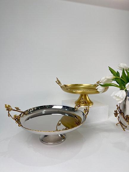 Jasmine-Cake-Stand-Platter-with-Base-Silver3.jpg Jasmine Cake Stand/Platter with Base (Silver)