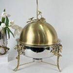 Round Orchid Plate (Gold)