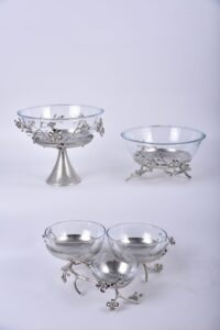 KNM_3562-scaled-1.jpg Jasmine Glass Bowl with Stand (Nickel-Plated)