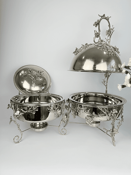 Orchid Chafing Dish (Nickel Plated)