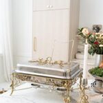 Round Orchid Plate (Gold)